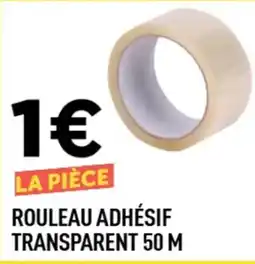 Centrakor Rouleau adhésif transparent 50 m offre