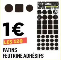 Centrakor Patins feutrine adhésifs offre