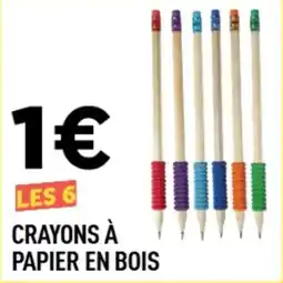Centrakor Crayons à papier en bois offre