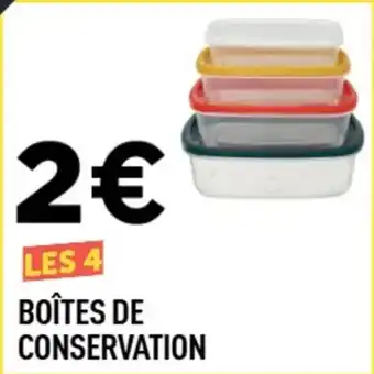 Centrakor Boîtes de conservation offre