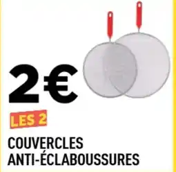 Centrakor Couvercles anti-éclaboussures offre