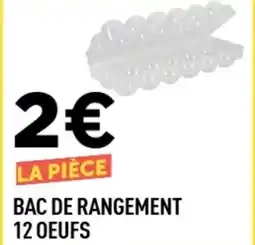 Centrakor Bac de rangement 12 oeufs offre