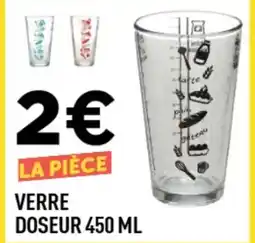 Centrakor Verre doseur offre