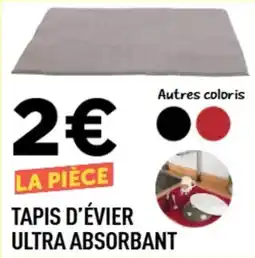 Centrakor Tapis d'évier ultra absorbant offre