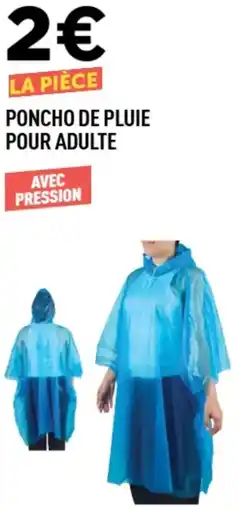 Centrakor Poncho de pluie pour adulte offre