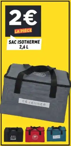 Centrakor Sac isotherme offre