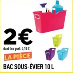 Centrakor Bac sous-évier offre
