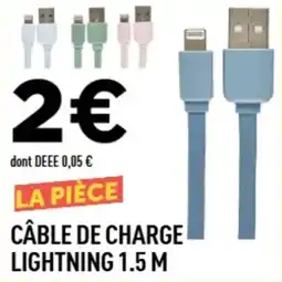 Centrakor Câble de charge lightning 1.5 m offre