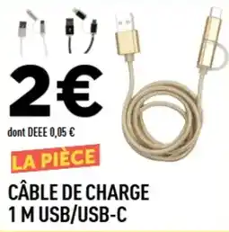 Centrakor Câble de charge 1 m usb/usb-c offre