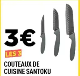 Centrakor Couteaux de cuisine santoku offre