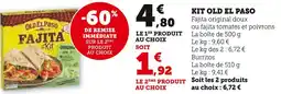 Super U Old El Paso Kit offre