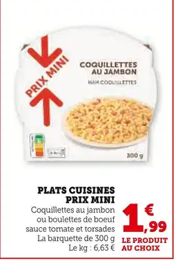 Super U Coquillettes au jambon offre