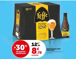 Super U LEFFE Biere blonde Prestige 8° offre