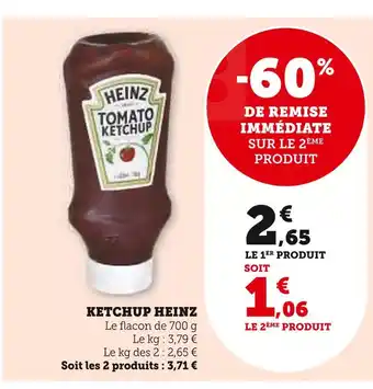 Super U HEINZ Ketchup offre