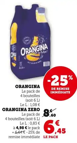 Super U Orangina offre