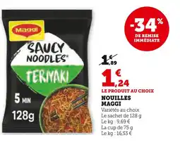Super U Maggi Nouilles offre