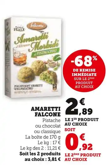 Super U FALCONE Amaretti offre