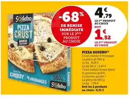 Super U SODEBO Pizza offre