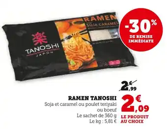 Super U TANOSHI Ramen offre