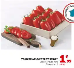 Super U Tomate Allongée Torino offre