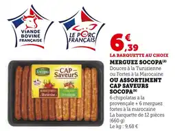Super U SOCOPA Merguez offre