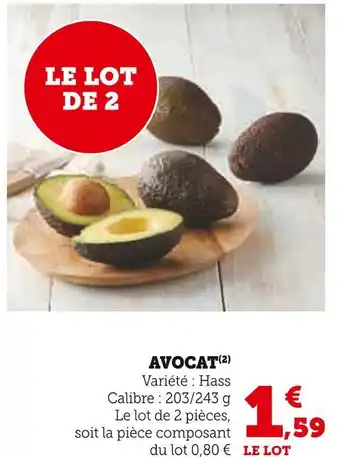 Super U Avocat offre