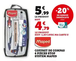 Super U Maped Coffret de compas stop system offre
