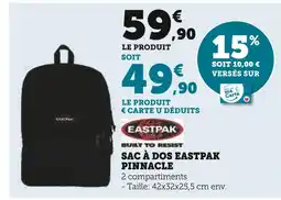 Super U Eastpak Sac à dos Eastpak Pinnacle offre