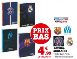 Super U AGENDA SCOLAIRE offre