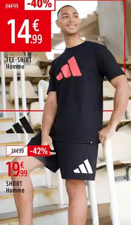 Intersport Adidas Tee-shirt Homme offre