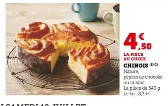 U Express Chinois offre