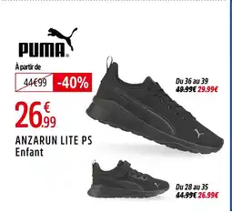 Intersport Puma Anzarun Lite PS Enfant offre