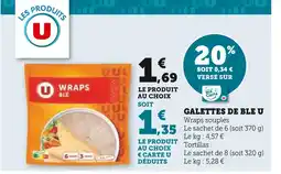U Express U Galettes de blé offre