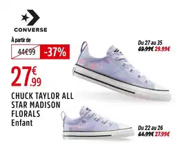 Intersport Converse Chuck Taylor All Star Madison Florals Enfant offre