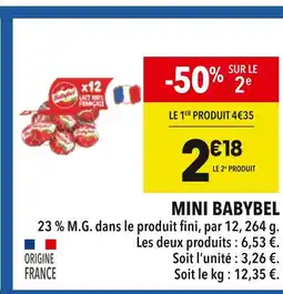 Supeco Babybel MINI BABYBEL offre