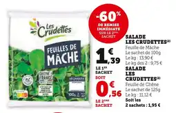 U Express LES CRUDETTES Salade offre