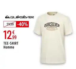 Intersport Quiksilver Tee-shirt Homme offre