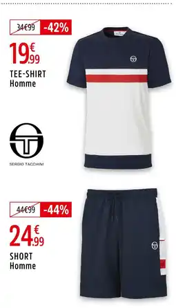 Intersport Sergio Tacchini Tee-shirt Homme offre