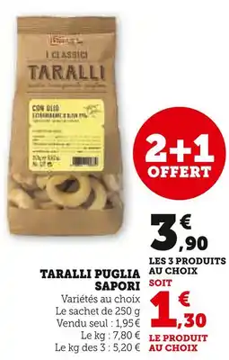 U Express SAPORI Taralli puglia offre
