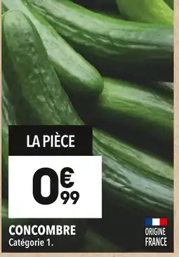 Supeco Concombre offre