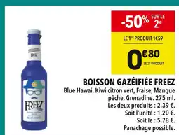 Supeco Freez Boisson Gazeifiée offre
