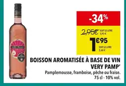Supeco Very Pamp' Boisson aromatisée à base de vin offre