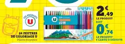 Hyper U U - 24 feutres de coloriage offre