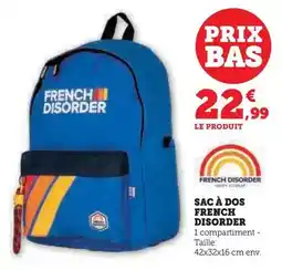 Hyper U French disorder - sac à dos offre