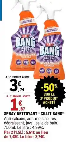 E.Leclerc Bang - spray nettoyant offre