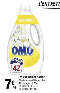 E.Leclerc Omo - lessive liquide offre