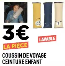 Centrakor Coussin de voyage ceinture enfant offre