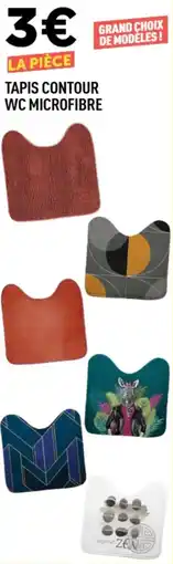 Centrakor Tapis contour wc microfibre offre
