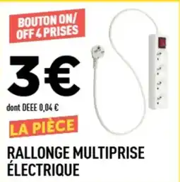 Centrakor Rallonge multiprise électrique offre