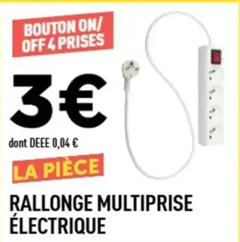 Centrakor Rallonge multiprise électrique offre